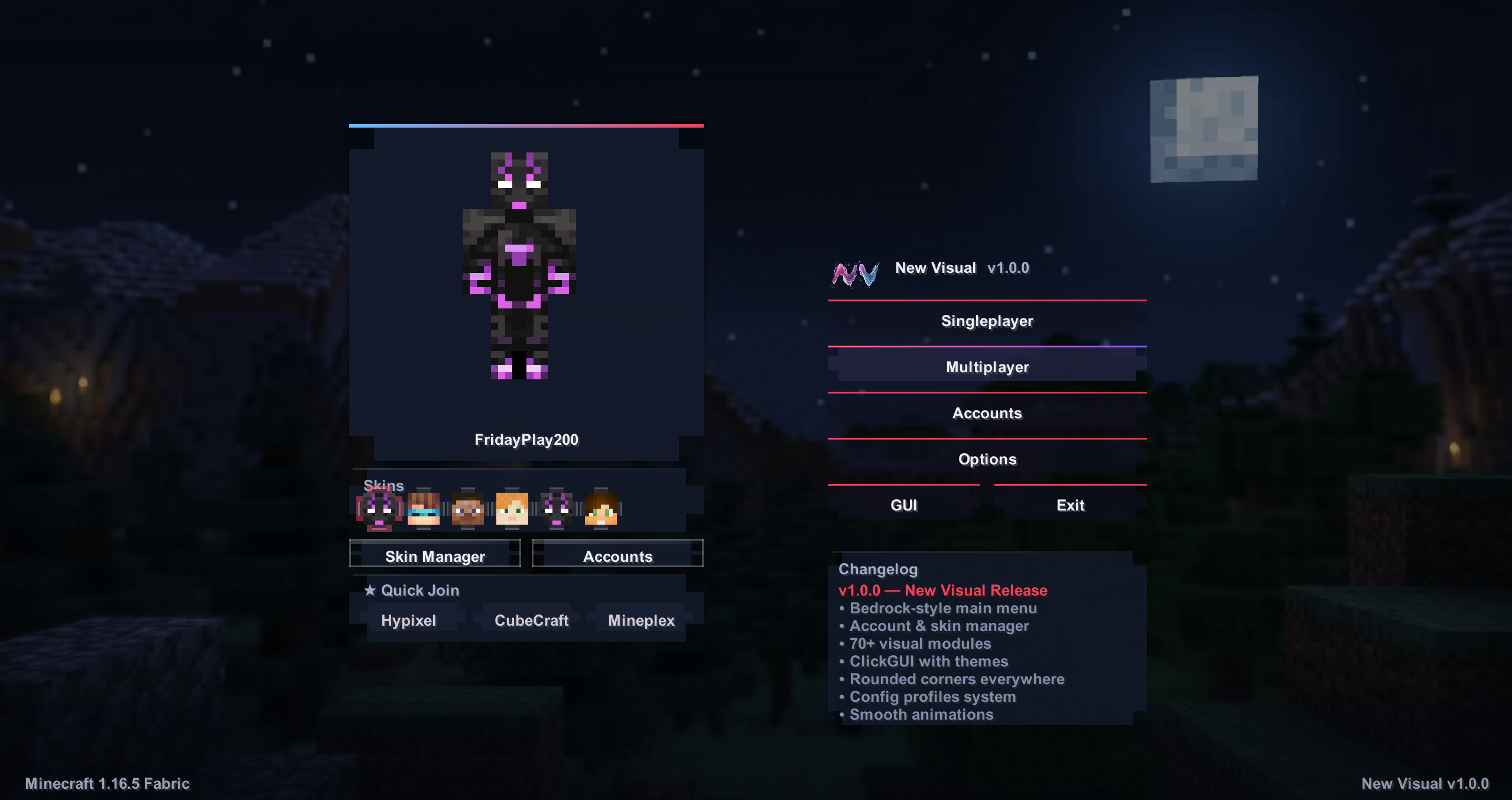 Главное меню